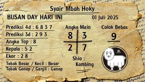 Prediksi Busan Day