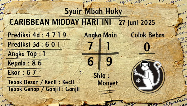 Prediksi Caribbean Midday