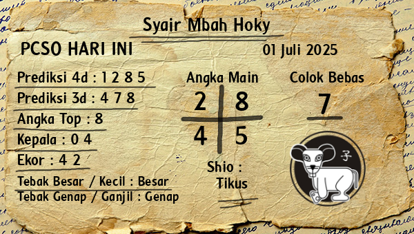 Prediksi Pcso