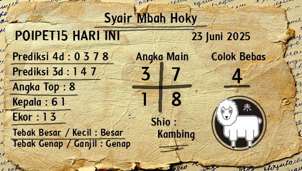 Prediksi Poipet15