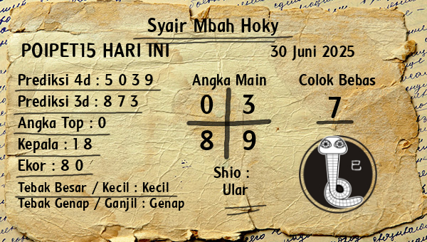 Prediksi Poipet15