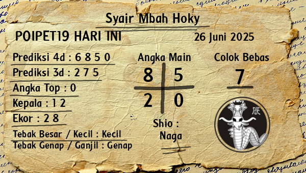 Prediksi Poipet19