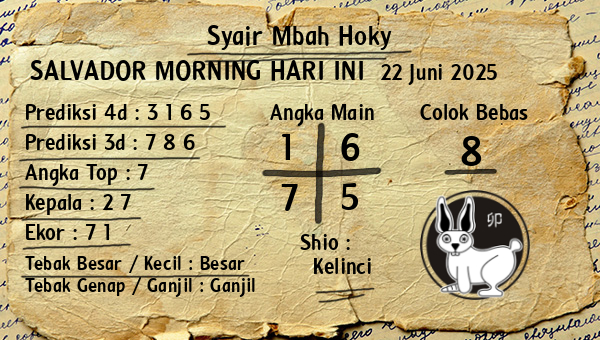 Prediksi Salvador Morning