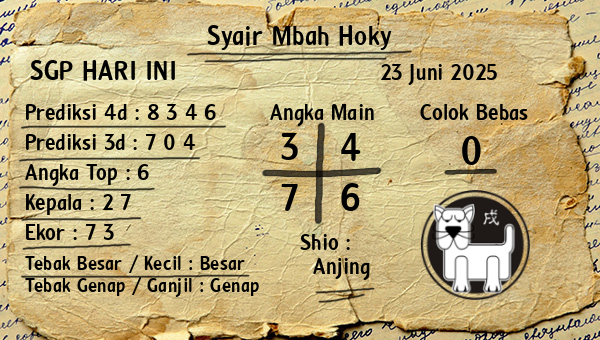 Prediksi SGP