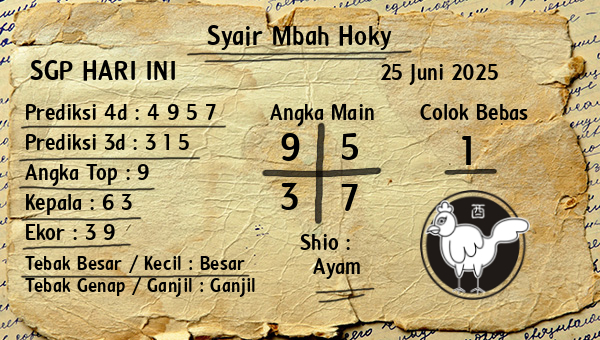 Prediksi SGP