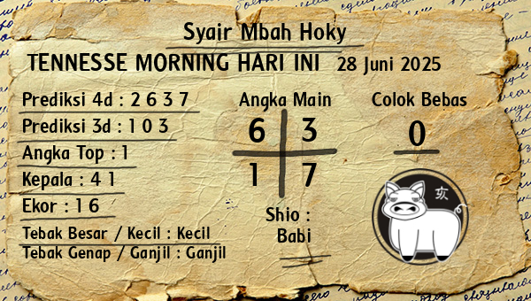Prediksi Tennesse Morning