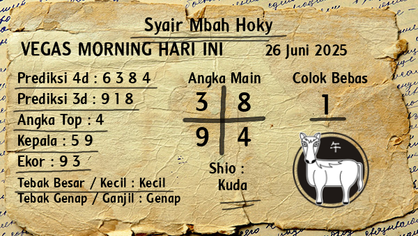 Prediksi Vegas Morning