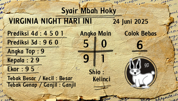 Prediksi Virginia Night