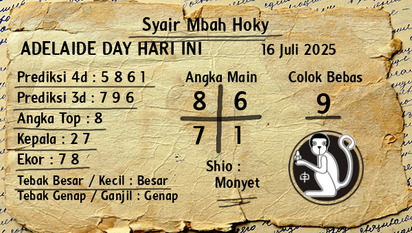 Prediksi Adelaide Day