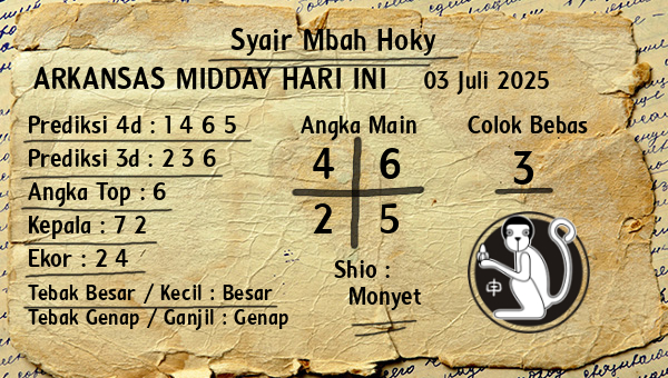 Prediksi Arkansas Midday