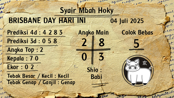 Prediksi Brisbane Day