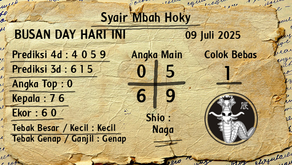 Prediksi Busan Day