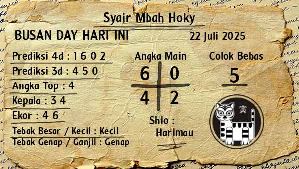 Prediksi Busan Day