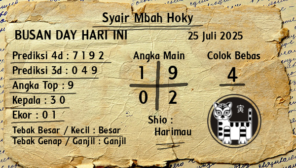 Prediksi Busan Day