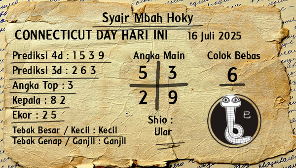 Prediksi Connecticut Day