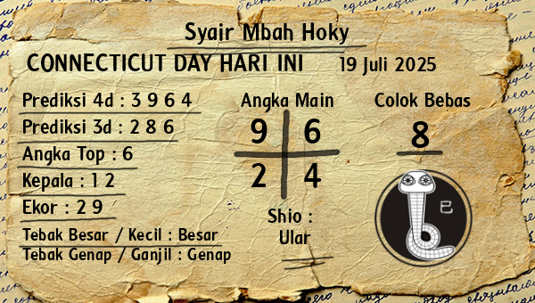 Prediksi Connecticut Day