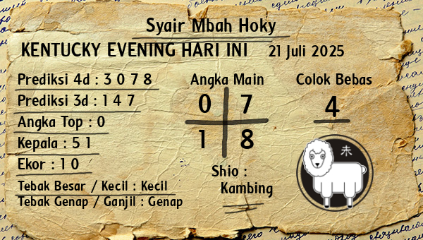 Prediksi Kentucky Evening