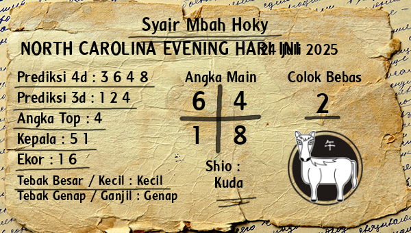 Prediksi North Carolina Evening