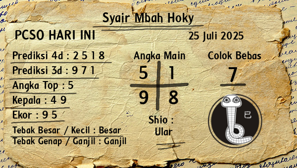 Prediksi Pcso