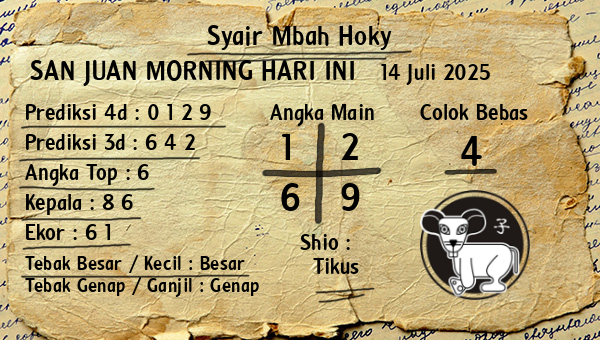 Prediksi San Juan Morning