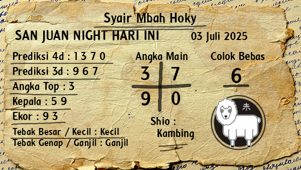 Prediksi San Juan Night