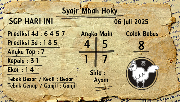 Prediksi SGP