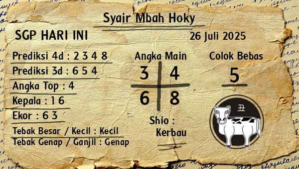 Prediksi SGP