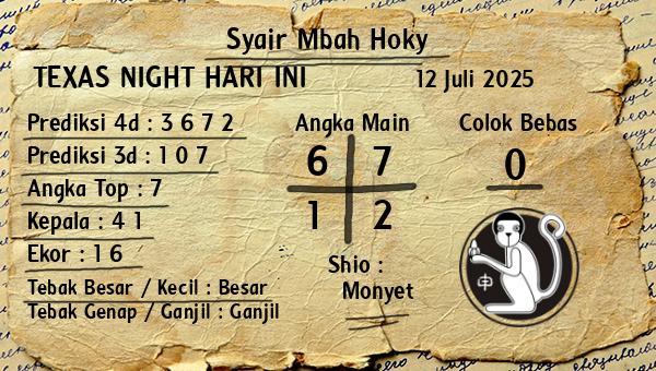 Prediksi Texas Night