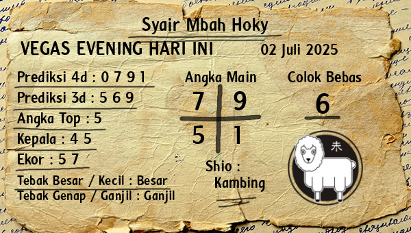 Prediksi Vegas Evening