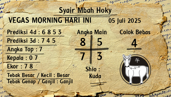 Prediksi Vegas Morning