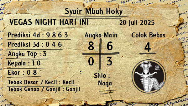 Prediksi Vegas Night