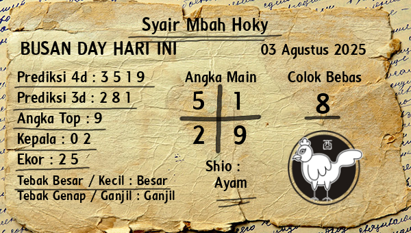 Prediksi Busan Day