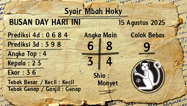Prediksi Busan Day