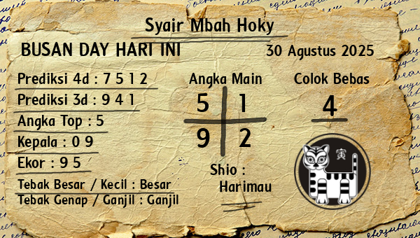 Prediksi Busan Day