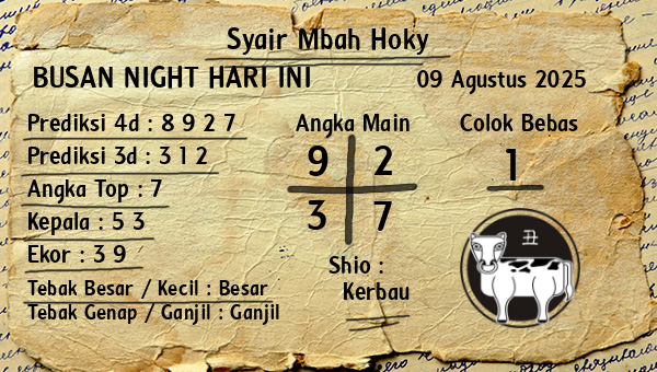 Prediksi Busan Night