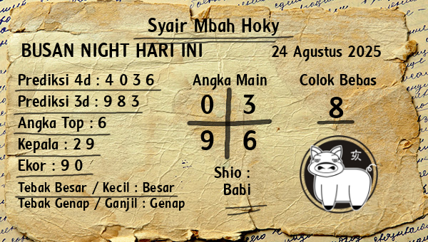 Prediksi Busan Night