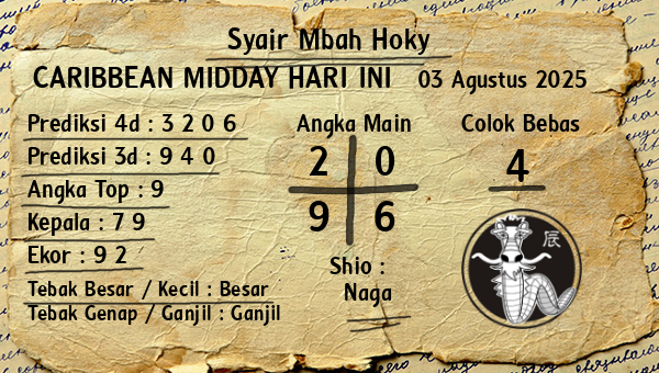 Prediksi Caribbean Midday