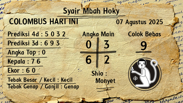 Prediksi Colombus