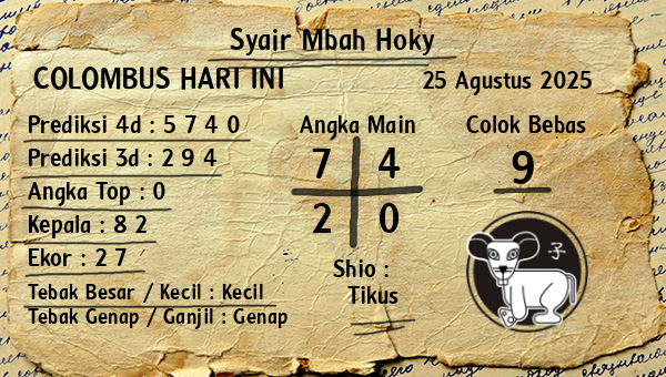 Prediksi Colombus