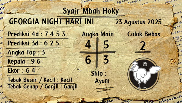 Prediksi Georgia Night