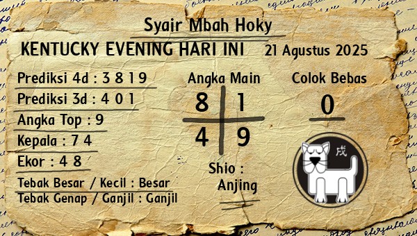 Prediksi Kentucky Evening
