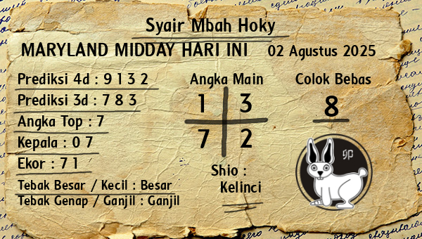 Prediksi Maryland Midday