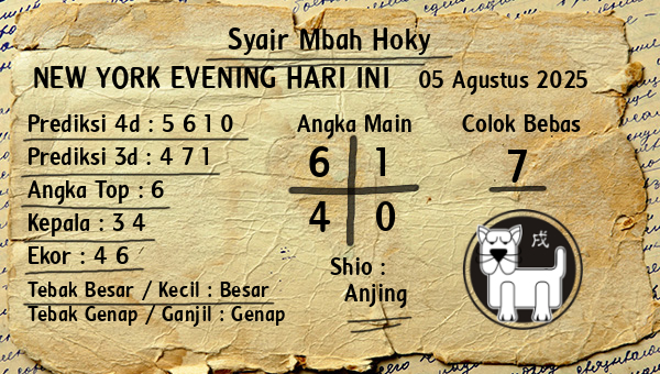 Prediksi New York Evening