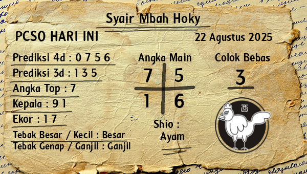 Prediksi Pcso