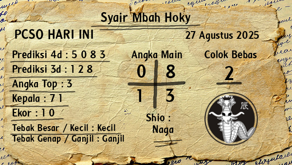 Prediksi Pcso