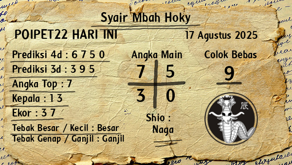 Prediksi Poipet22