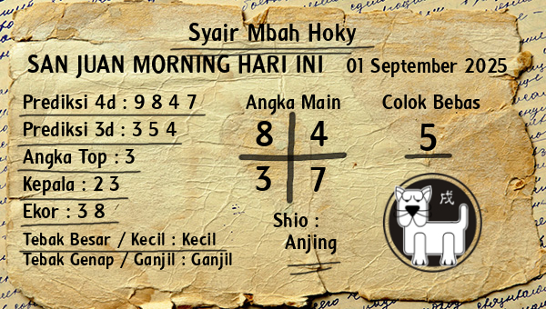 Prediksi San Juan Morning