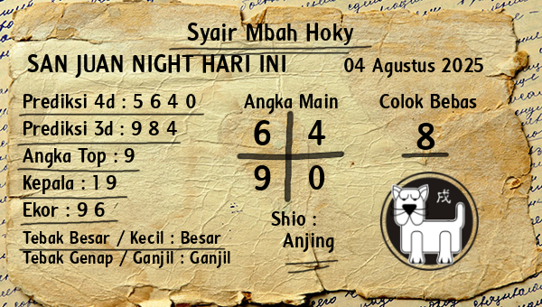 Prediksi San Juan Night