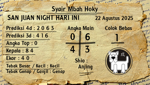 Prediksi San Juan Night
