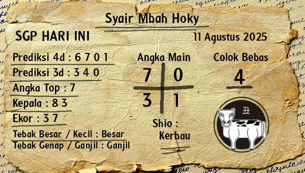 Prediksi SGP